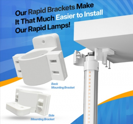 Effortless LED Light Installations with Rapid Brac